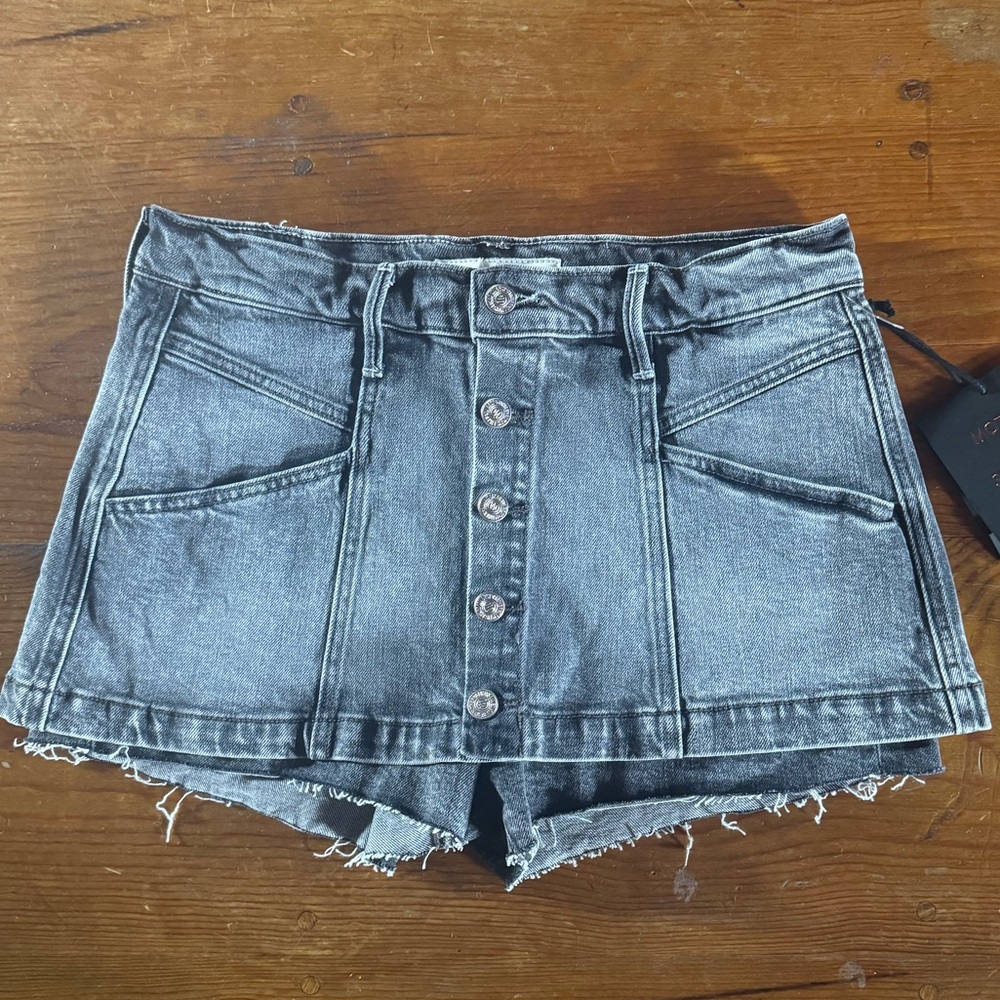 Mother denim shorts skirt